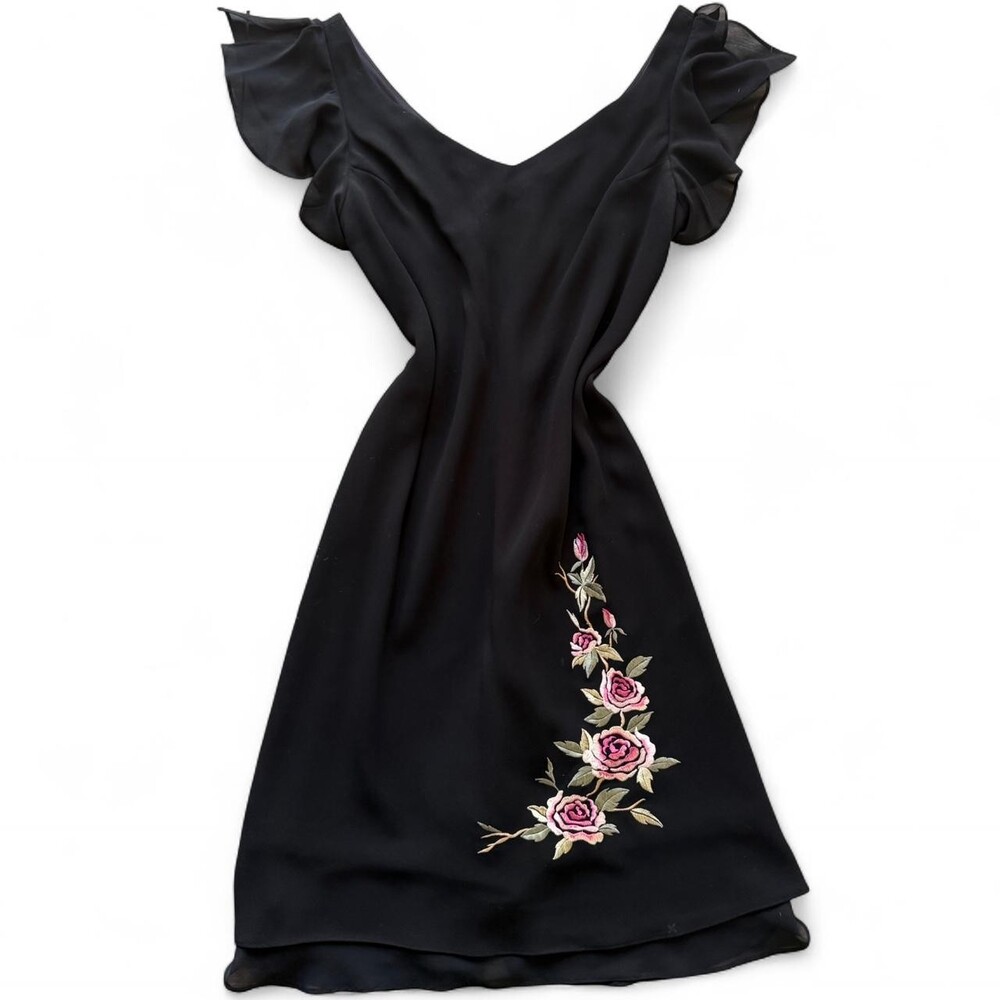 SL Fashions Women's Black Dress